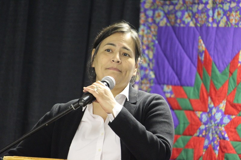 Michèle Audette was appointed as one of five commissioners of the national inquiry into Murdered and Missing Indigenous Women and Girls in August 2016. She visited St. Joseph’s Ukrainian Catholic Church in Thompson June 10 to host a community forum on the inquiry’s final report.
