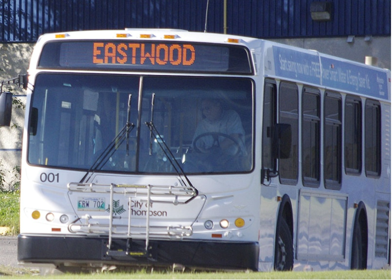 Thompson Bus stock photo