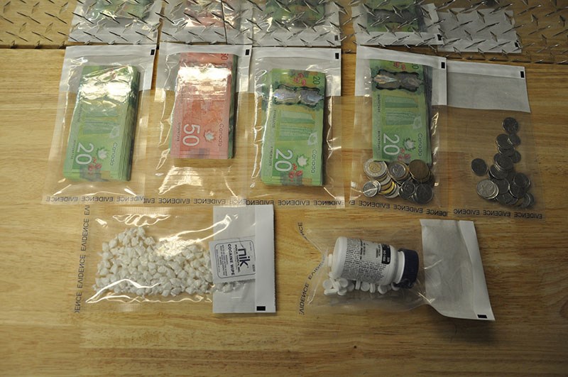 Thompson RCMP seized about $4,600 and crack cocaine during searches of a hotel room and a vehicle Ju