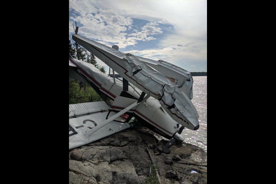 A float plane pilot suffered non-life-threatening injuries July 11 when his plane crashed while he was taking off near Little Grand Rapids. RCMP and paramedics were transported to the scene by a Manitoba Sustainable Development helicopter in the area assisting with forest firefighting efforts.