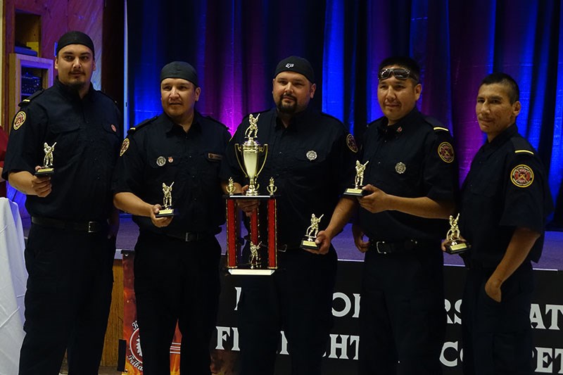 cross lake first nation firefighters competition winners july 20 2019