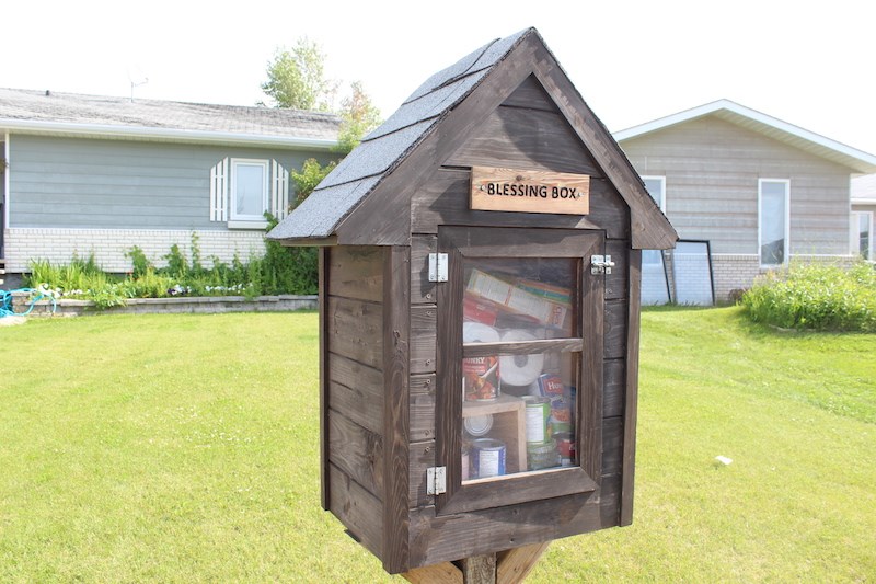 Thompson’s very own Blessing Box is located at 28 Farrell Drive.