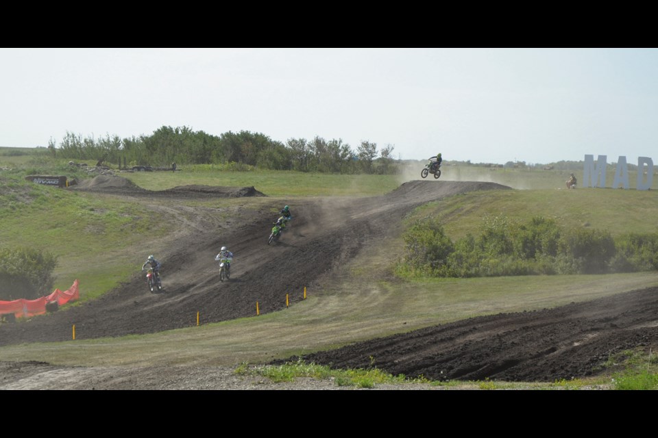 The bikes - and the dirt - were flying last weekend at Madesa MX race track north of Virden.