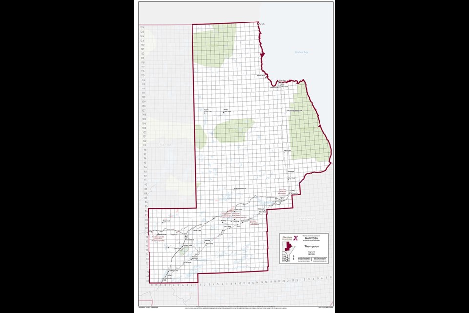 The Thompson electoral division now includes Nelson House, Gillam, Fox Lake and Churchill, but no longer encompasses Oxford House.