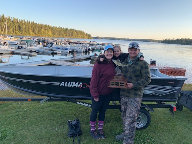 Erin and Daryl Murphy won the 2019 Northern Manitoba Walleye Championship at Paint Lake by six fish weighting 14.25 pounds combined.