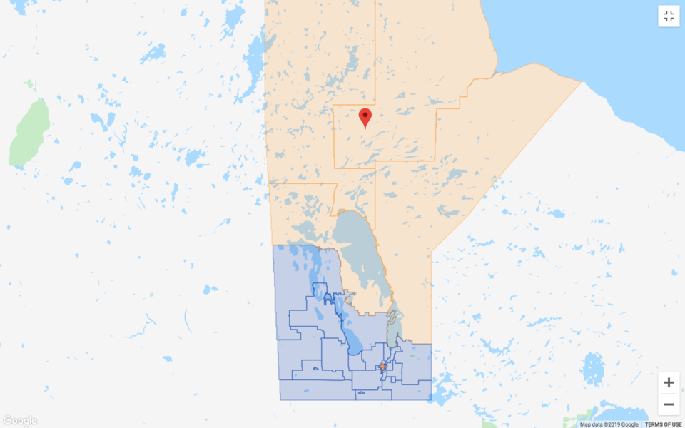 Northern Manitoba’s four electoral divisions were among the lowest five in the province in terms of