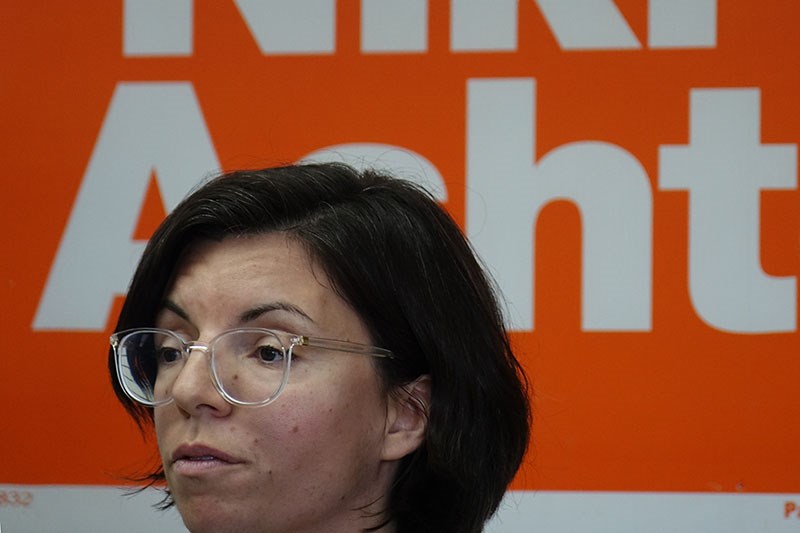 Churchill-Keewatinook Aski NDP candidate Niki Ashton hosted supporters at the launch of her Thompson