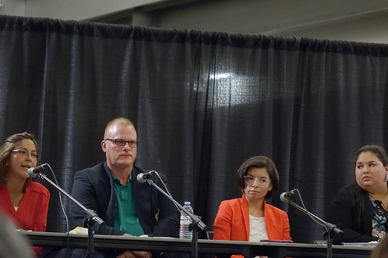 Churchill-Keewatinook Aski federal election candidates Judy Klassen (Liberal, Ralph McLean (Green),