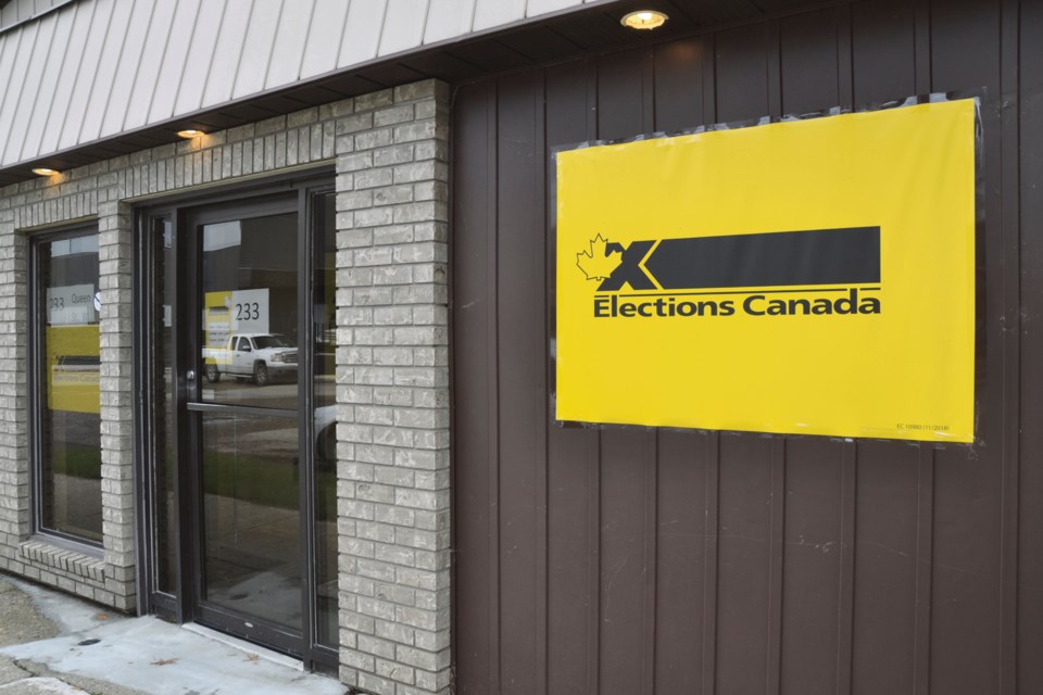 The temporary offices of Elections Canada are at 233 Queen St. West, Virden, in the former Meyers Norris Penny building. The office is now open seven days a week to help voters with registration and special ballot voting, which allows people to vote there in person before Oct. 15.