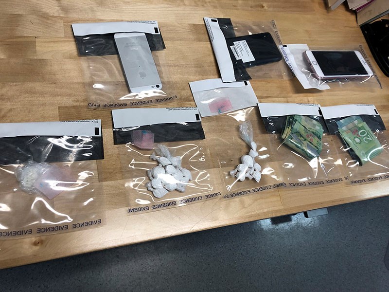 Thompson RCMP seized an ounce of individually bagged cocaine after an Oct. 9 traffic stop.