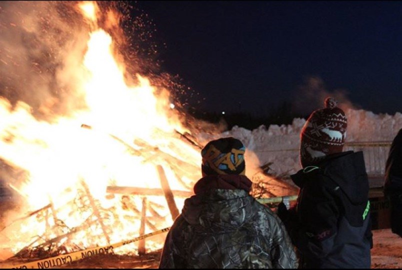 Winterfest 2020 will feature a bonfire just as it did last year and in 2018 pictured