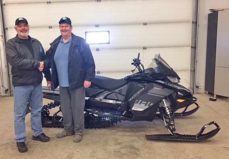 Journey for Sight draw winner gets new snow machine Virden EmpireAdvance