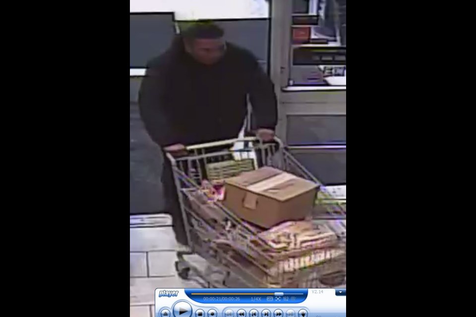 Police are trying to determine the identities of two men who walked out of Giant Tiger with $400 worth of meat Jan. 27.