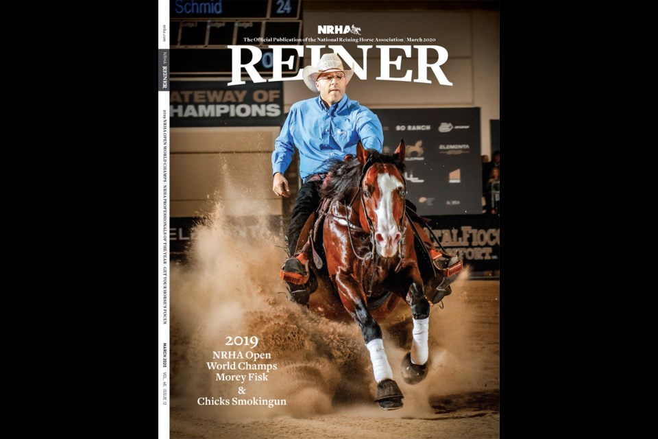Morey Fisk on the cover of the March 2020 Reiner magazine.