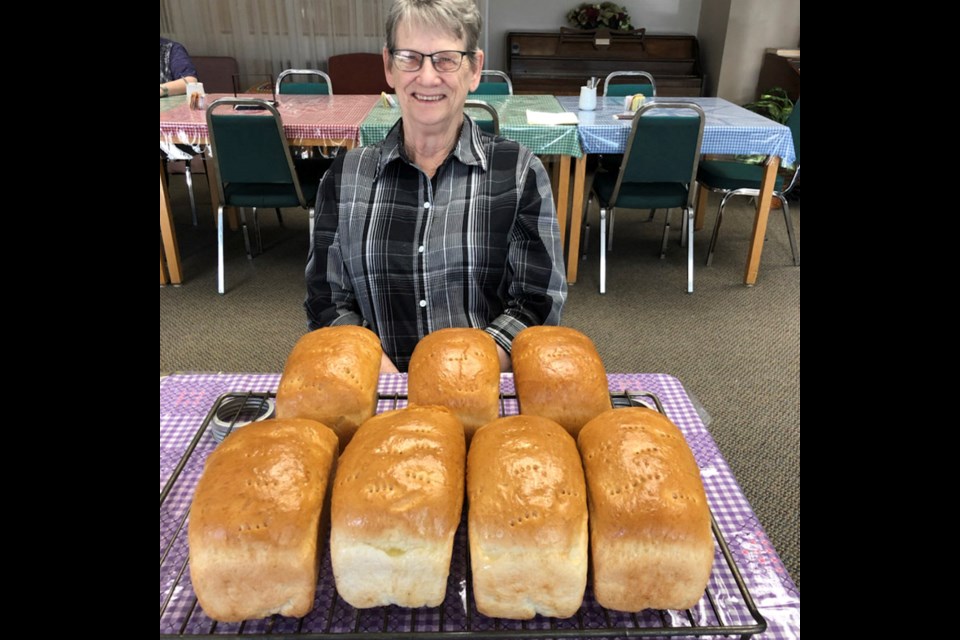 Margaret Rollo’s freshly made bread.