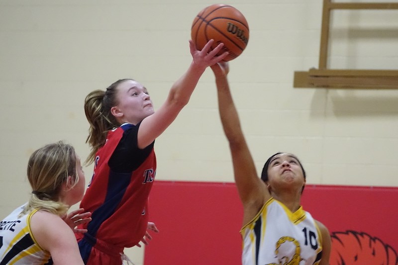 Emma Deibert of R.D. Parker Collegiate’s senior girls’ basketball team was named to the A/AA/AAA female first all-Manitoba team by Basketball Manitoba April 18.