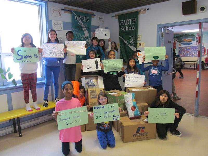 Juniper School’s Green Team has helped the school reduce its environmental footprint and receive a $