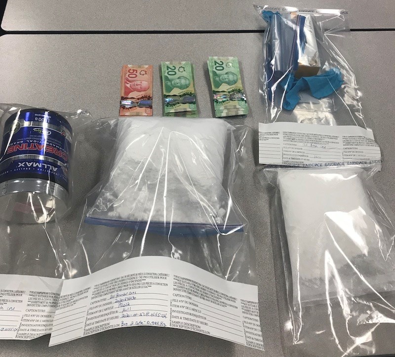 A 25-year-old man was arrested after Thompson RCMP seized 1.4 kilograms of cocaine during a May 27 s