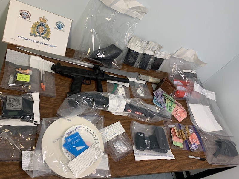 Cocaine, a firearm, cash and other items were seized by police who executed a search warrant at a Norway House residence June 19.