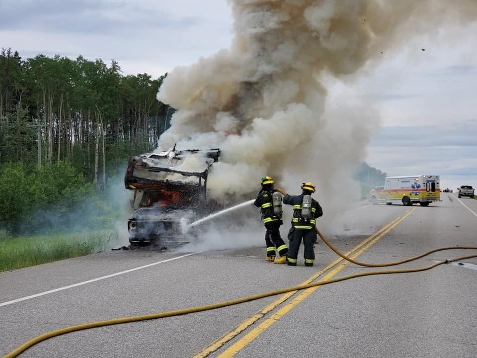 rv fire highway 6 july 5 2020