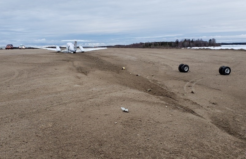 The crash landing of a Keewatin Air plane just short of the Gillam Airport runway in April 2019 was