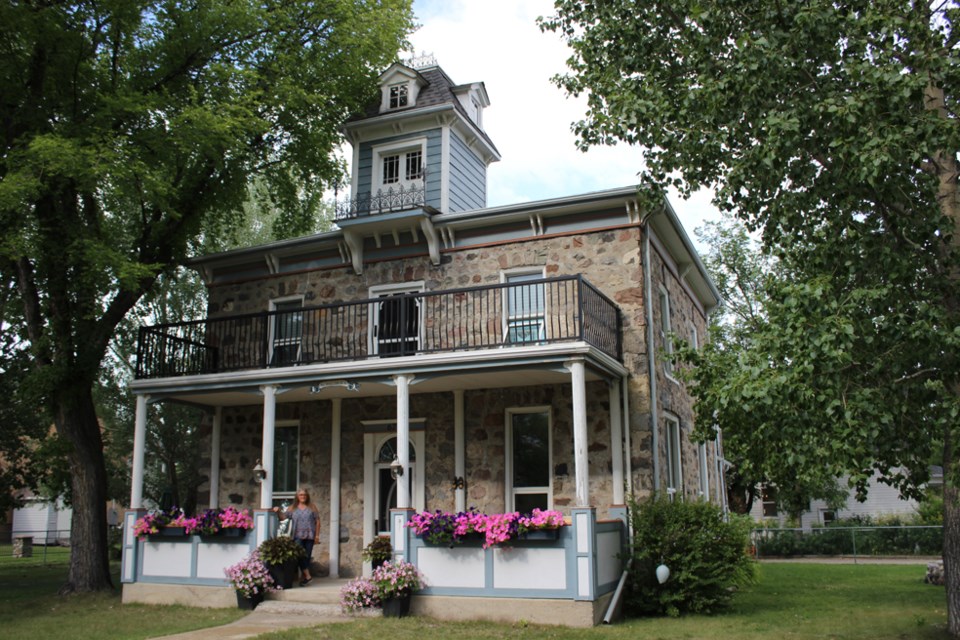 An area attraction this piece of Virden's history at 677, 9th Ave. S. circa the 1890s is now home to Tom and Tony Schneider.