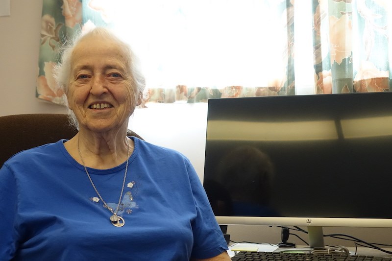 Sister Andrea Dumont, seen at the St. Lawrence Roman Catholic Church pastoral centre in May, died Se