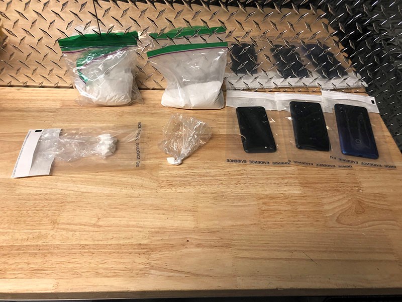 Thompson RCMP seized approximately 11 ounces of cocaine and arrested two people after conducting a t