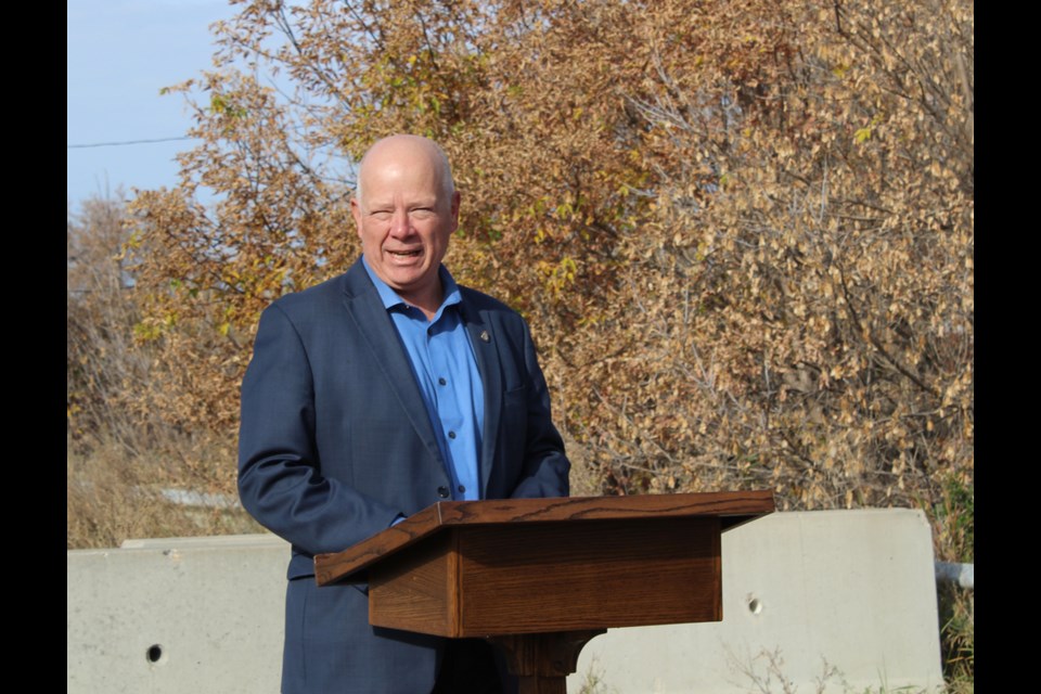 Greg Nesbit, MLA for Riding Mountain constituency which includes Virden area, brings news of the replacement of the bridge on PR 257.