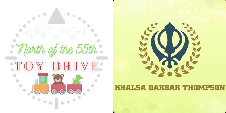 north of 55 toy drive and thompson khalsa darbar