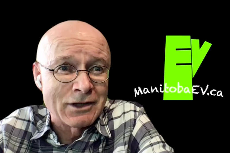 Robert Elms, president of the Manitoba Electric Vehicle Association, was one of several participants