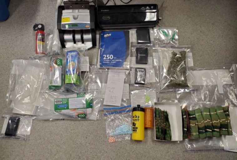 RCMP seized illicit pills, cash and more than 300 grams of cocaine from a Thompson warehouse and apartment April 2 and April 30.