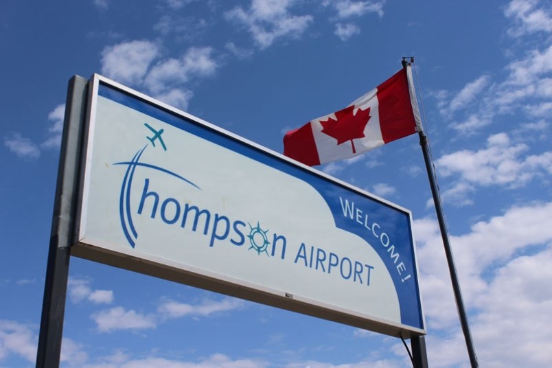 thompson airport sign