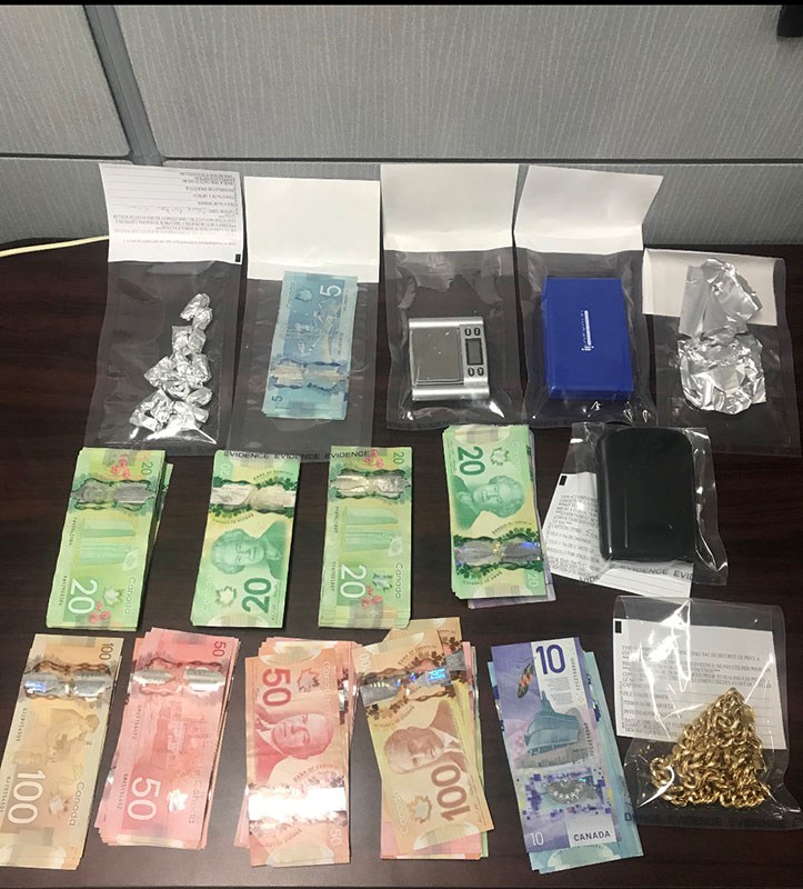 Cross Lake RCMP seized cocaine and cash from a residence June 4 and arrested a man for drug traffick