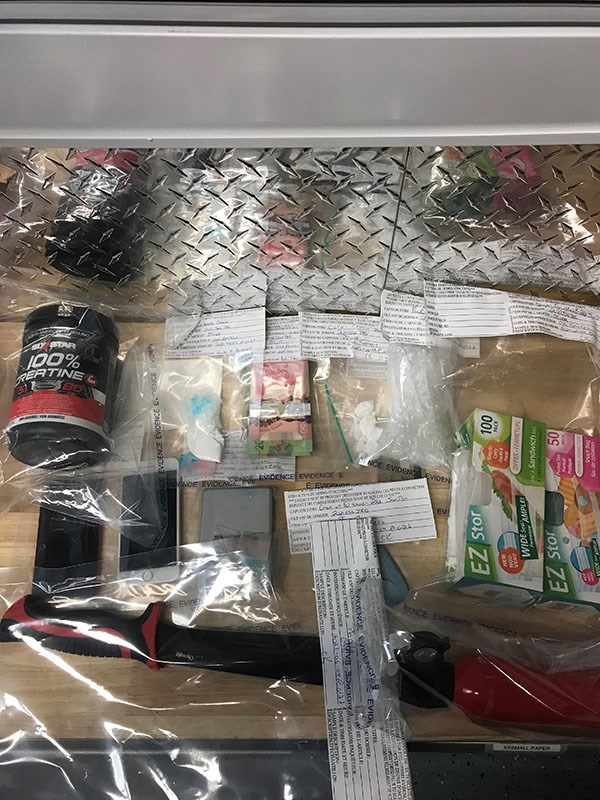 Thompson RCMP seized cocaine, cash, a machete and bear spray during a June 8 search of a Juniper Dri
