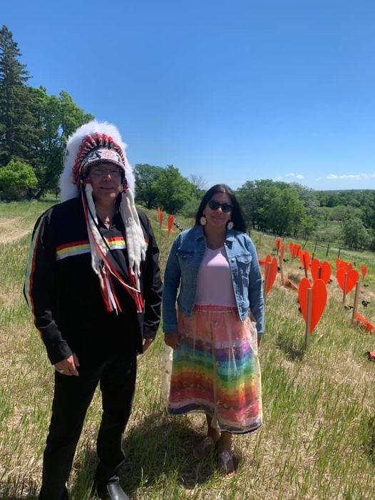 Manitoba Keewatinowi Okimakanak Grand Chief Garrison Settee and Sioux Valley Dakota Nation Chief Jen