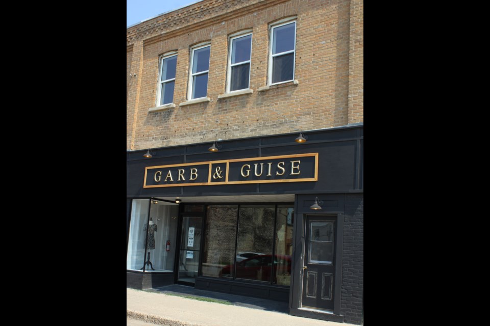 As she originally hoped, Christy Gabrielle's new store, Garb & Guise is a remodelled space using one of Virden's historic downtown buildings.