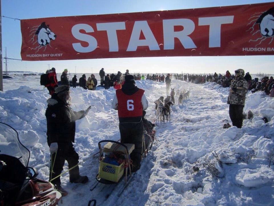 Hudson Bay Quest start line March 2014