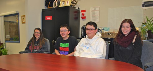 Kelsey Carriere, Brandon Nowlin, Thomas Nowlin and Victoria Hickes