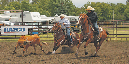 The Casey Brown Memorial Roping and Barrels,Horns & Hocks was held at the Virden Agricultural Fair Grounds June 20 and 21. Photo/Charlotte Artyshko