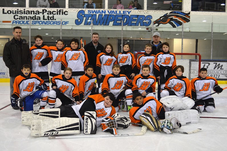 The atom AA Thompson King Miners won the final of a tournament in Swan River by a score of 14-0 Nov.