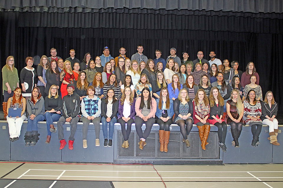 Cumberland College presented 71 students with 92 awards at a scholarship tea in Tisdale March 10. Review Photo/Devan C. Tasa