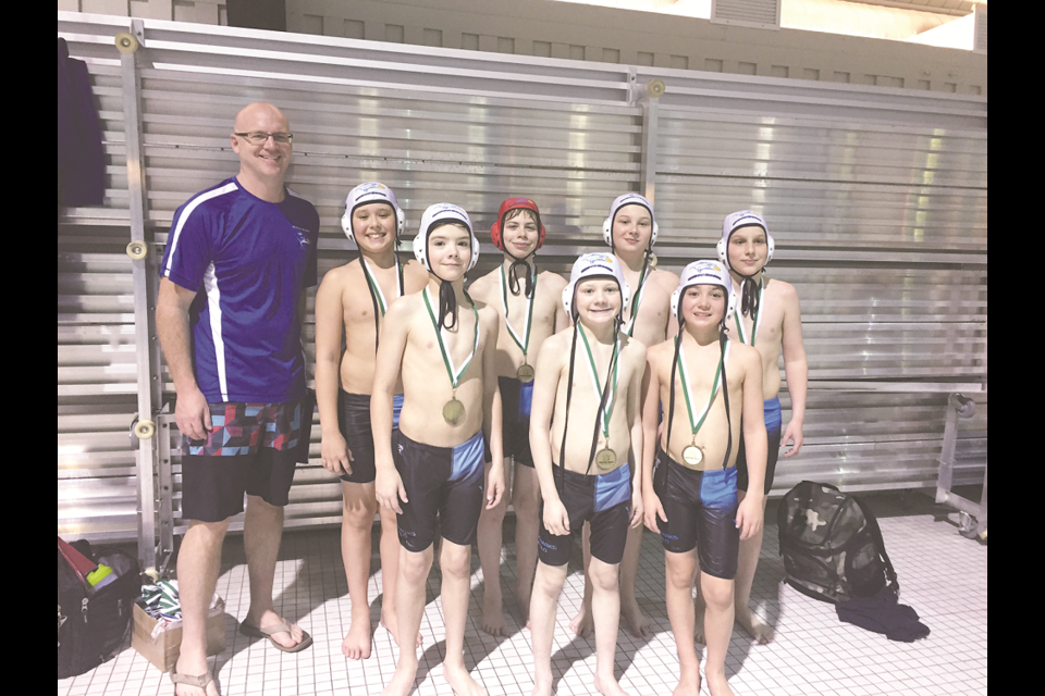 The atom boys won gold in the league playoffs.
