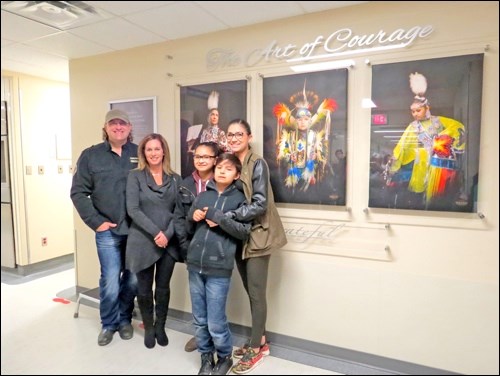 Photographers Warne and Paula Noyce with models Landis Roan, Jazz Roan and Lacy Albert. Photos submitted
