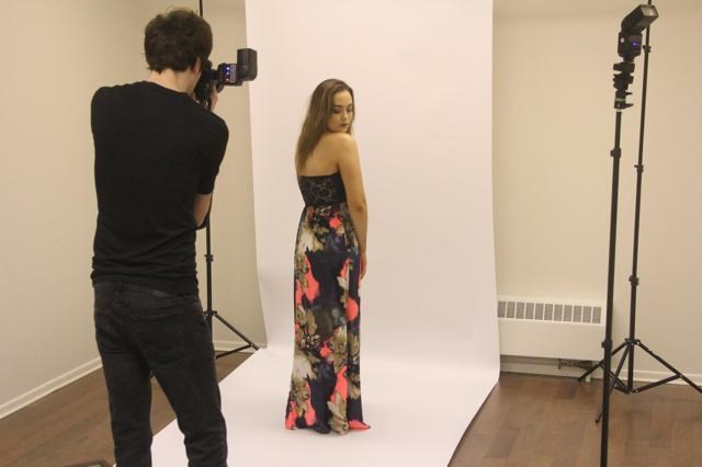 Book cover shoot
