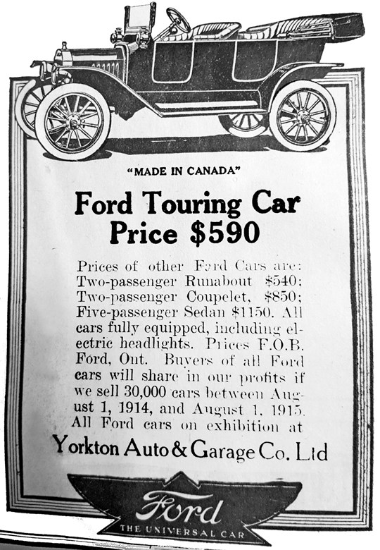 Ford Ad 1915
