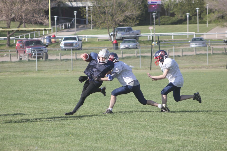 Elecs football spring camp pic