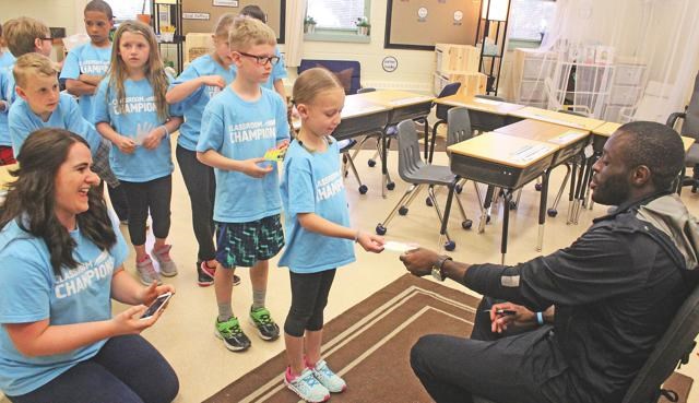Olympian visit