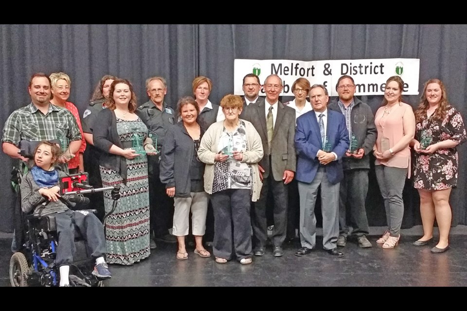 The Melfort Chamber of Commerce gave out 10 awards at its MelBex Awards Gala.