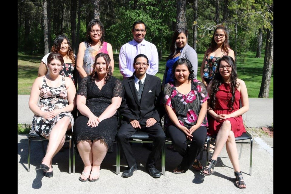 The adult basic education graduates at the Nipawin ceremony. Submitted Photo/Lynette Gerski, Cumberland College